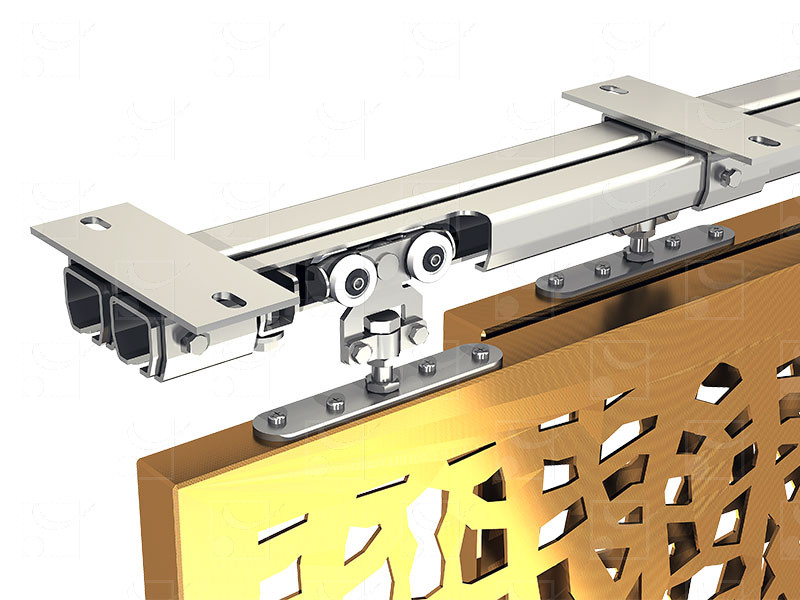 System for sliding shutters WIN-STH Steel track – 120 kg