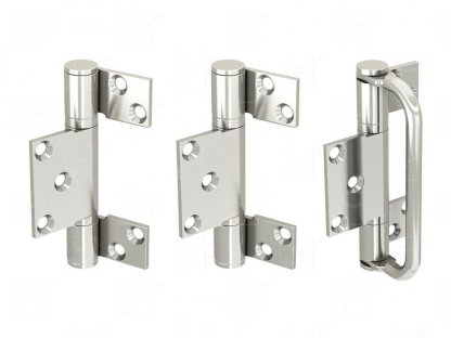 Set of hinges