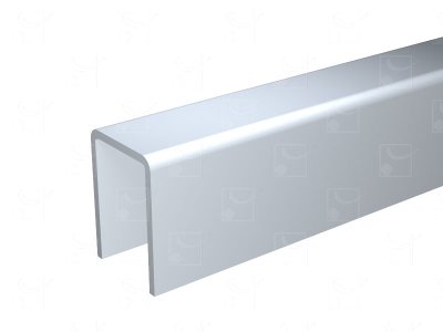 Aluminium U-profile - 5 m