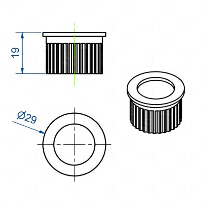 Ronde grepen set