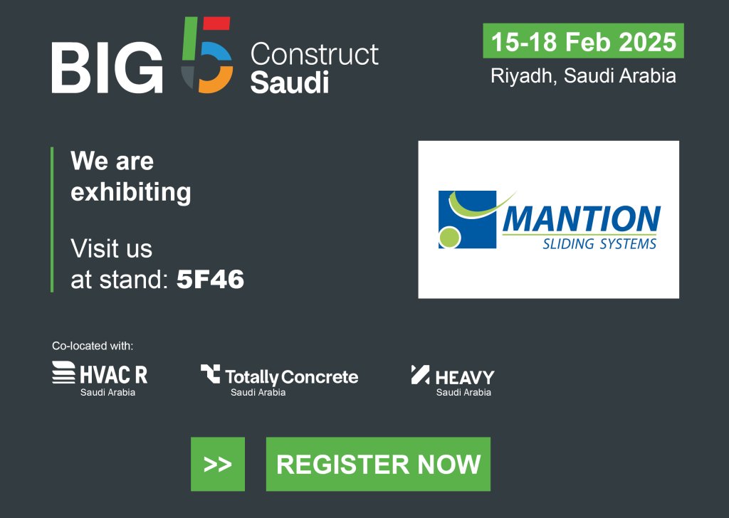 MANTION at BIG 5 Construct Saudi 2025 trade fair