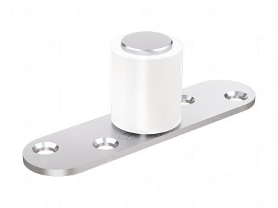 Platte mit Führungsrolle